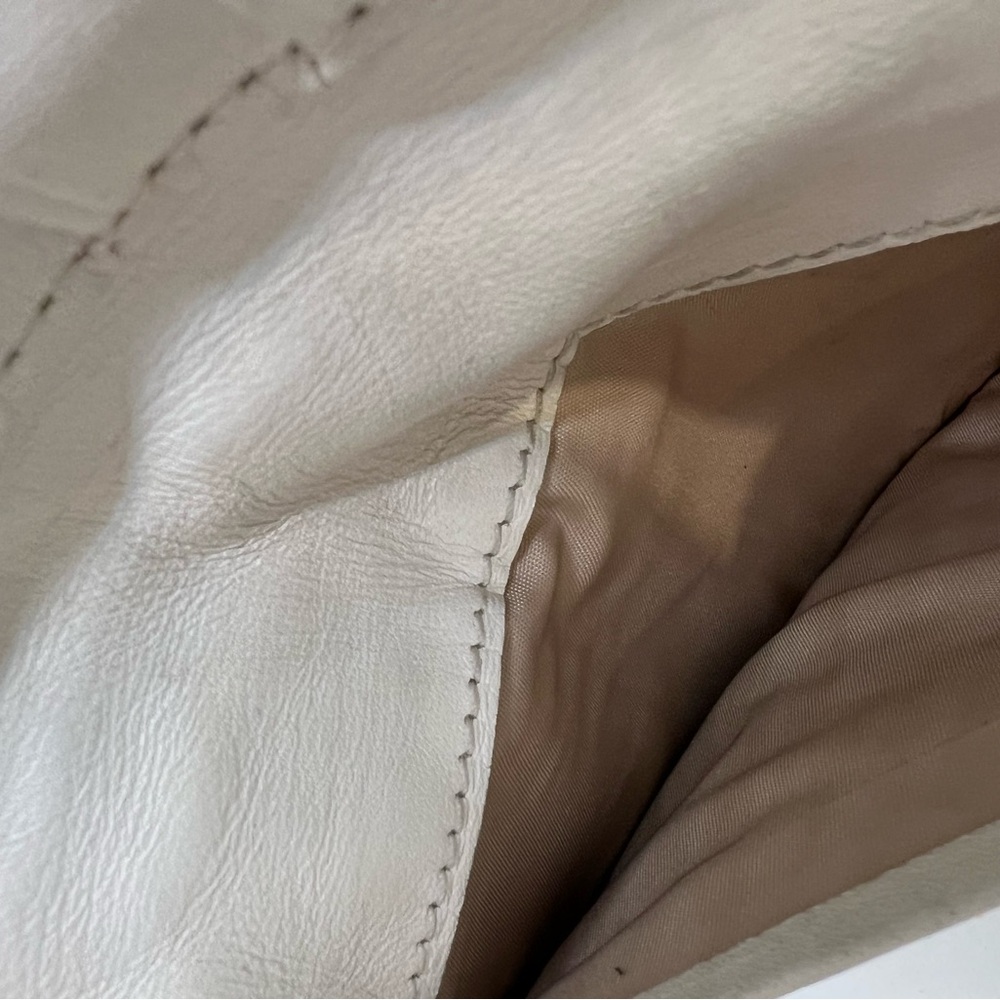 Coach Cream Embossed Wallet - Picture 8 of 10